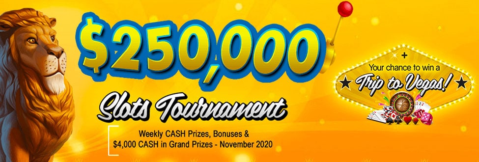 $250,000 in daily cash jackpots this November!