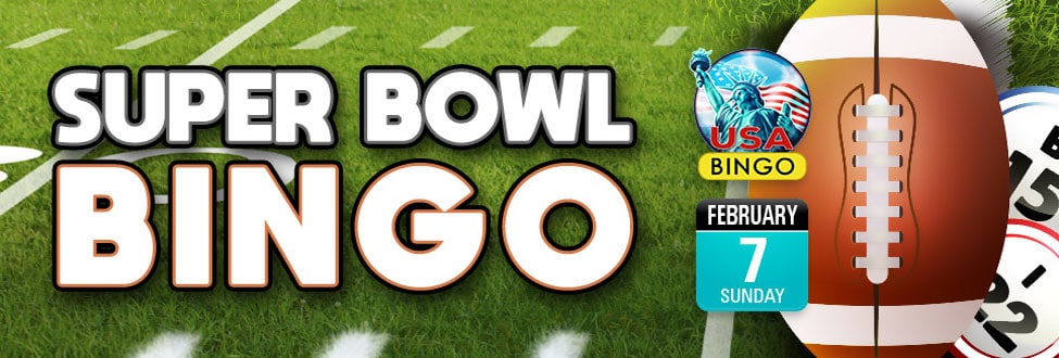 Be a winner in Bingo Fest Super Bowl Bingo!