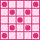 Letter X Bingo Pattern