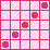 Straight Diagonal Bingo Pattern